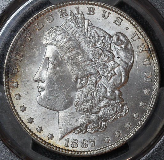1887 Morgan Dollar PCGS MS63