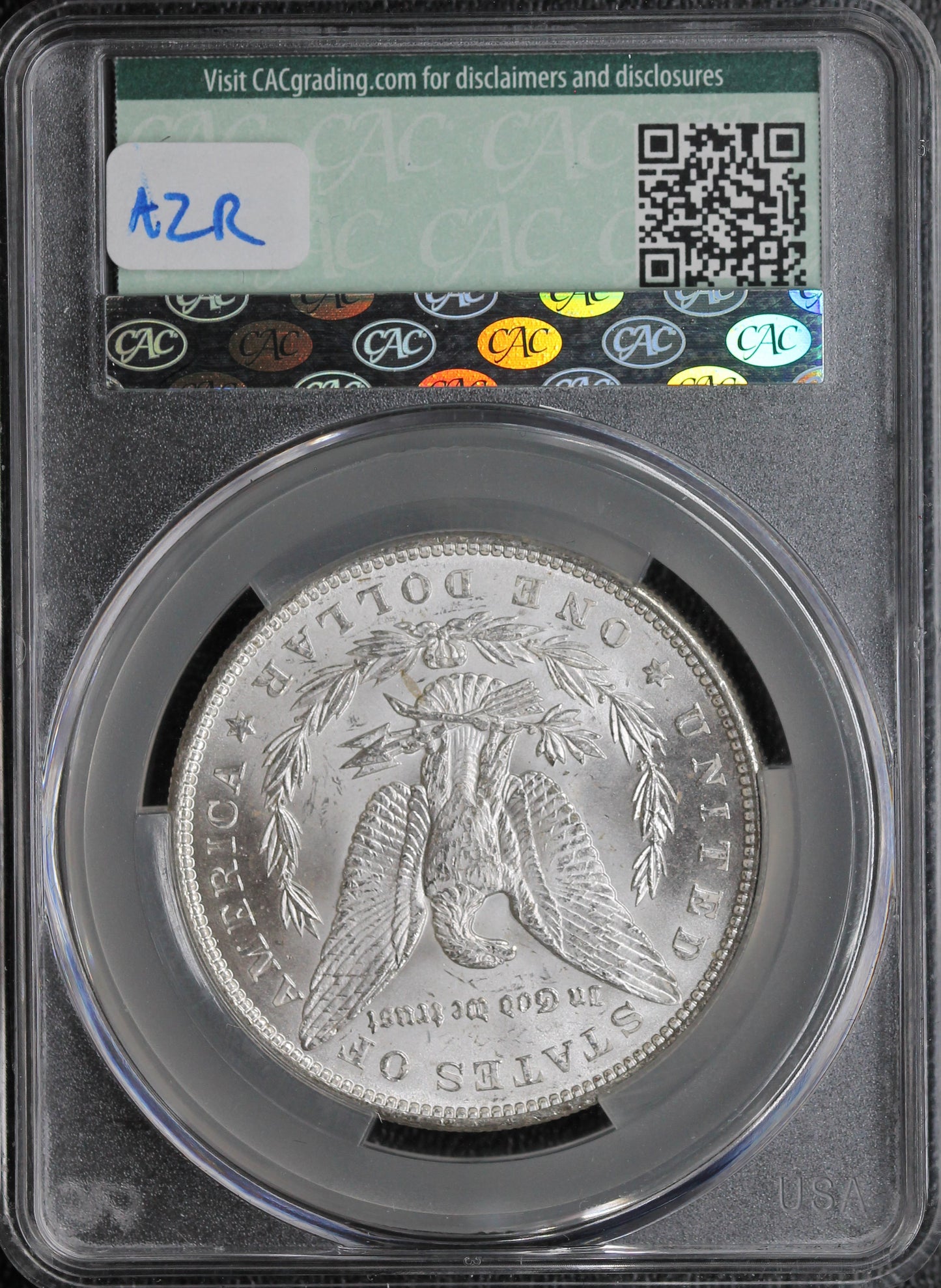 1889 Morgan Dollar CAC MS64