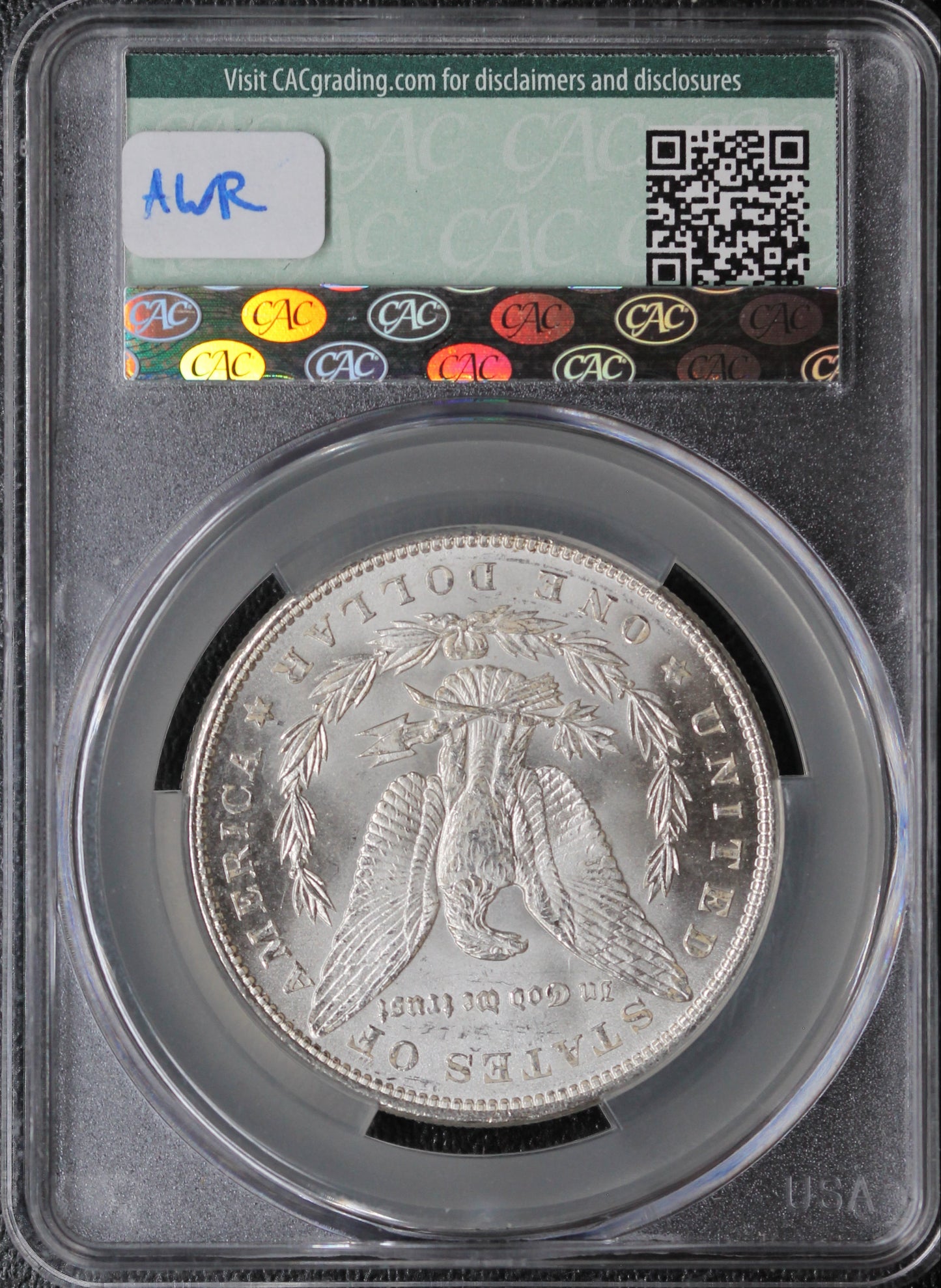 1889 Morgan Dollar CAC MS64+