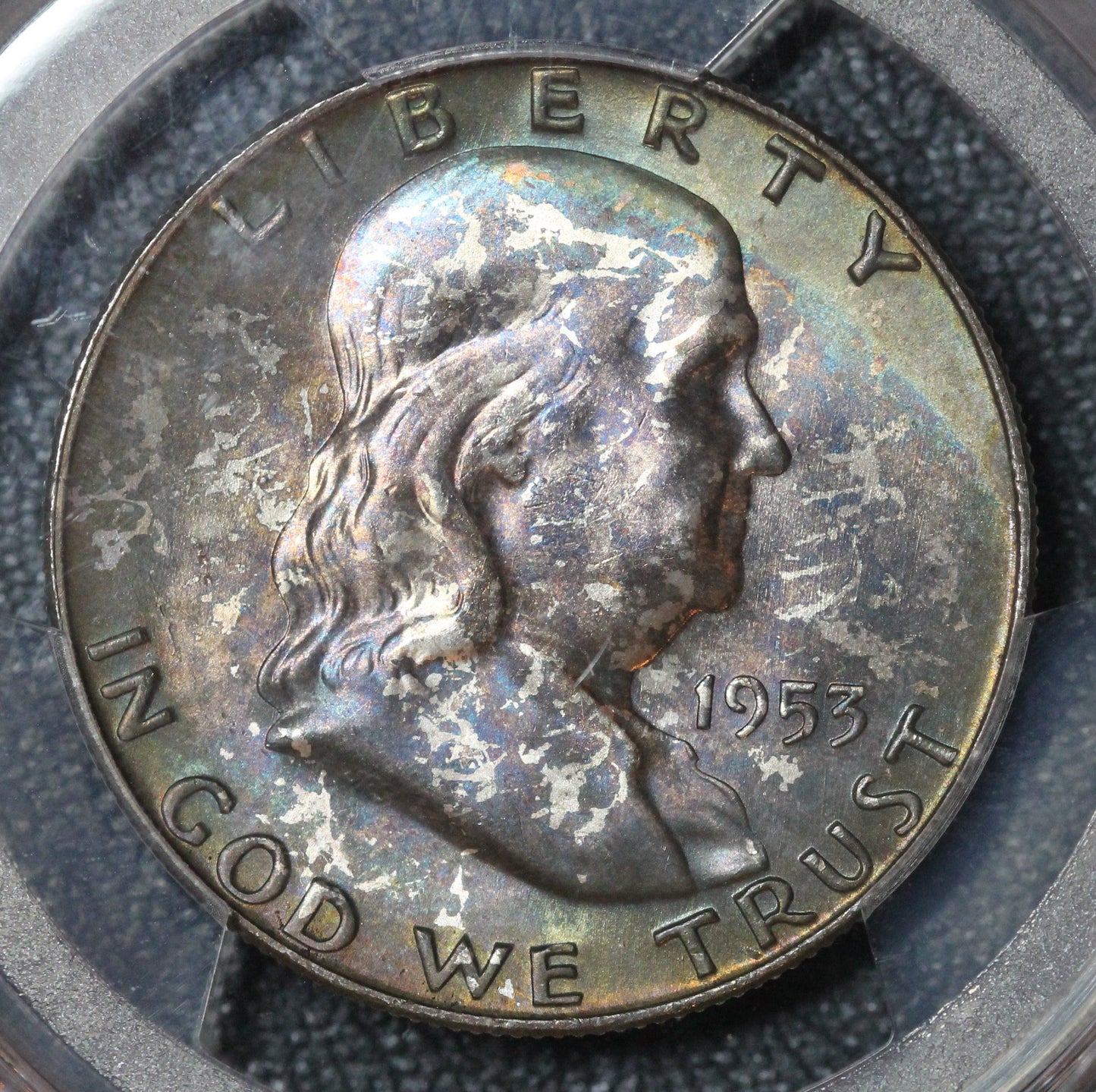 1953-D Franklin Half Dollar PCGS MS66FBL