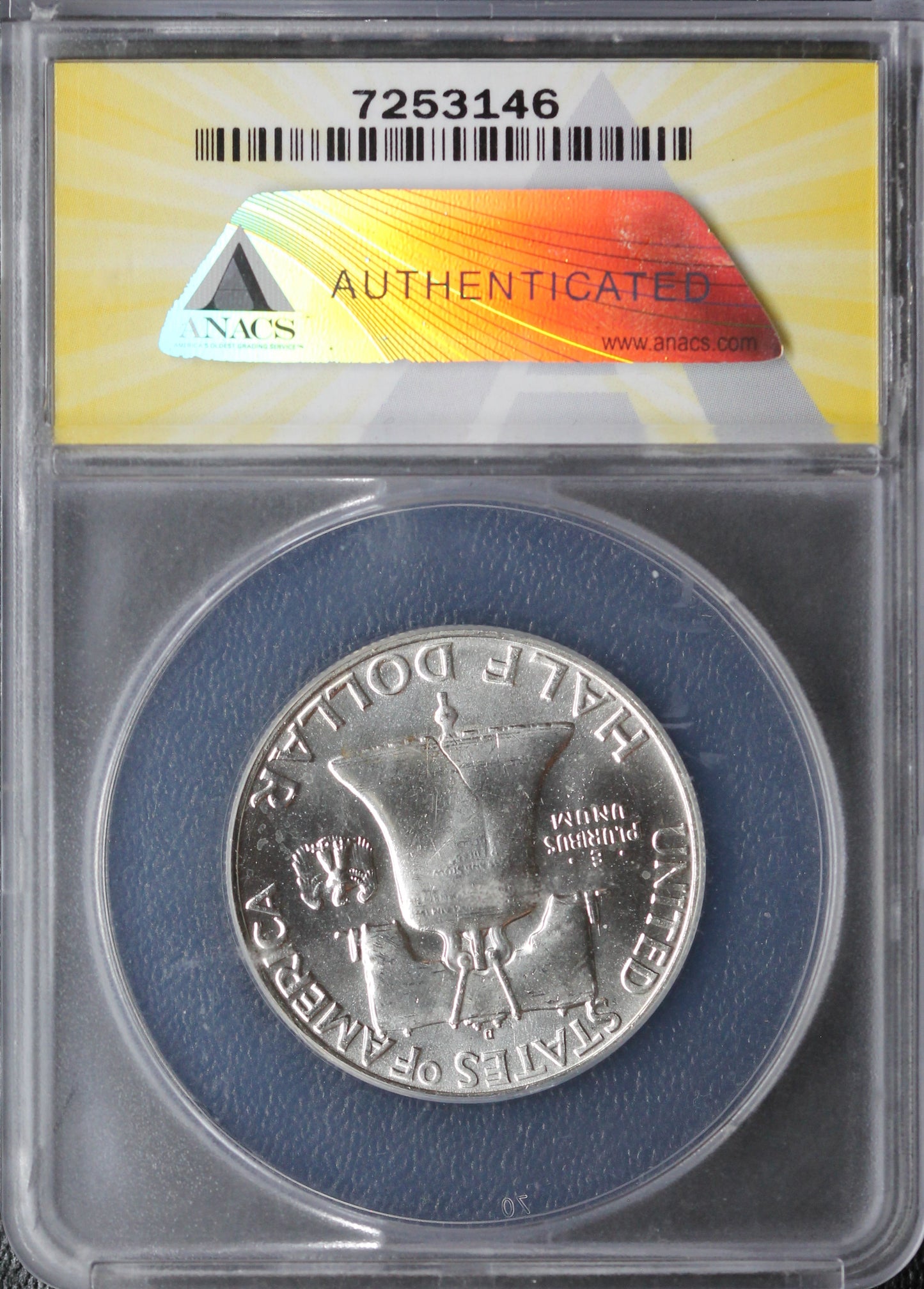 1958-D Franklin Half Dollar FBL ANACS MS65