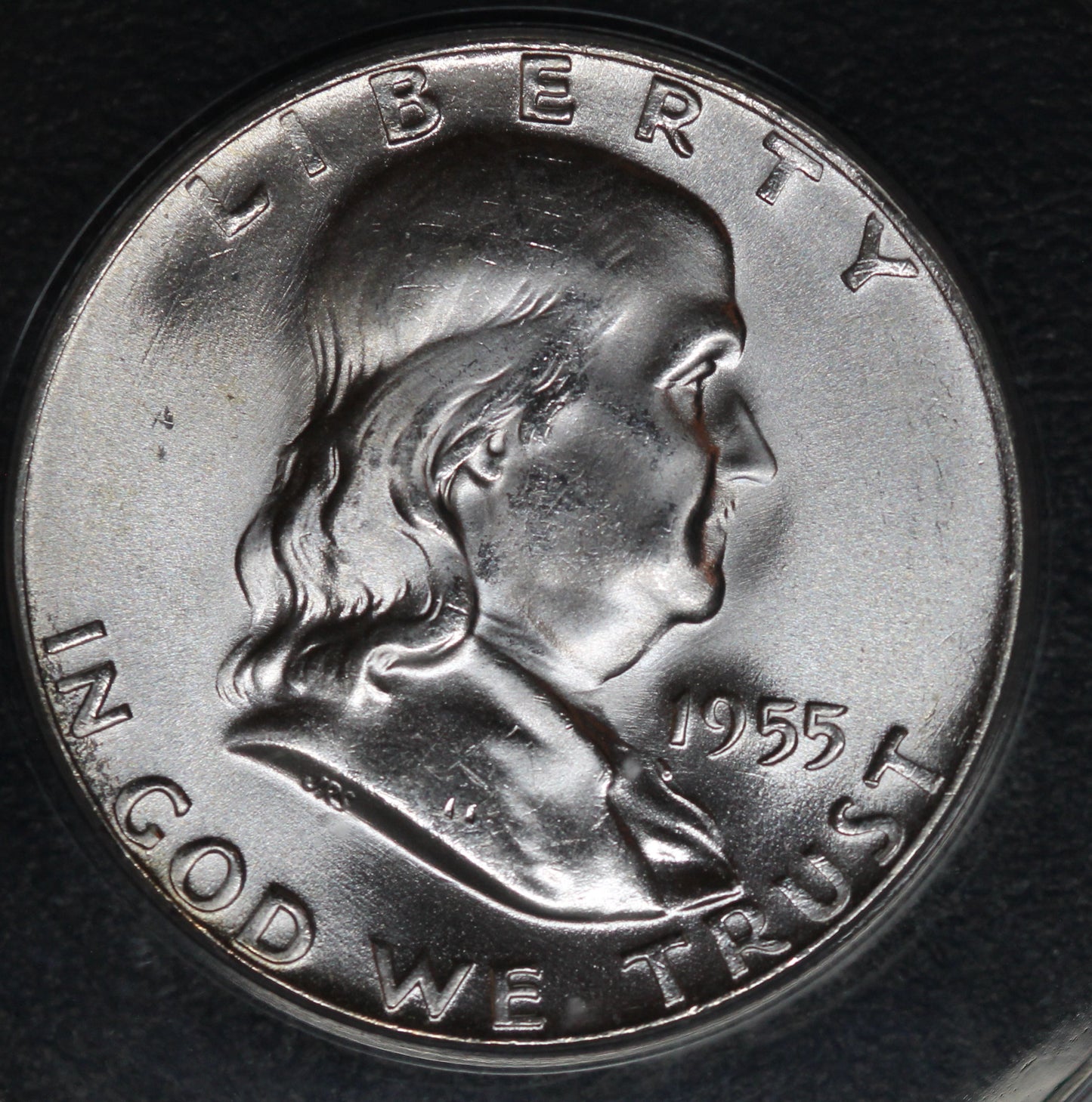 1955 Franklin Half Dollar "Bugs Bunny" FS-401 ANACS MS65