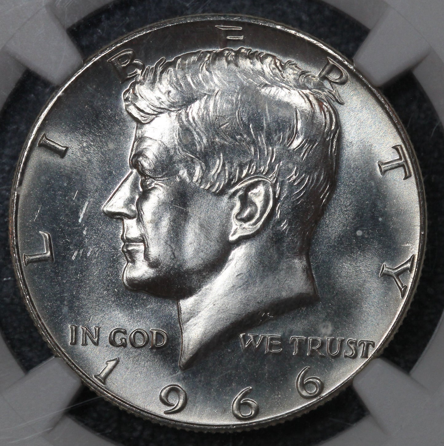1966 Kennedy Half Dollar SMS DDO FS-103 NGC MS65