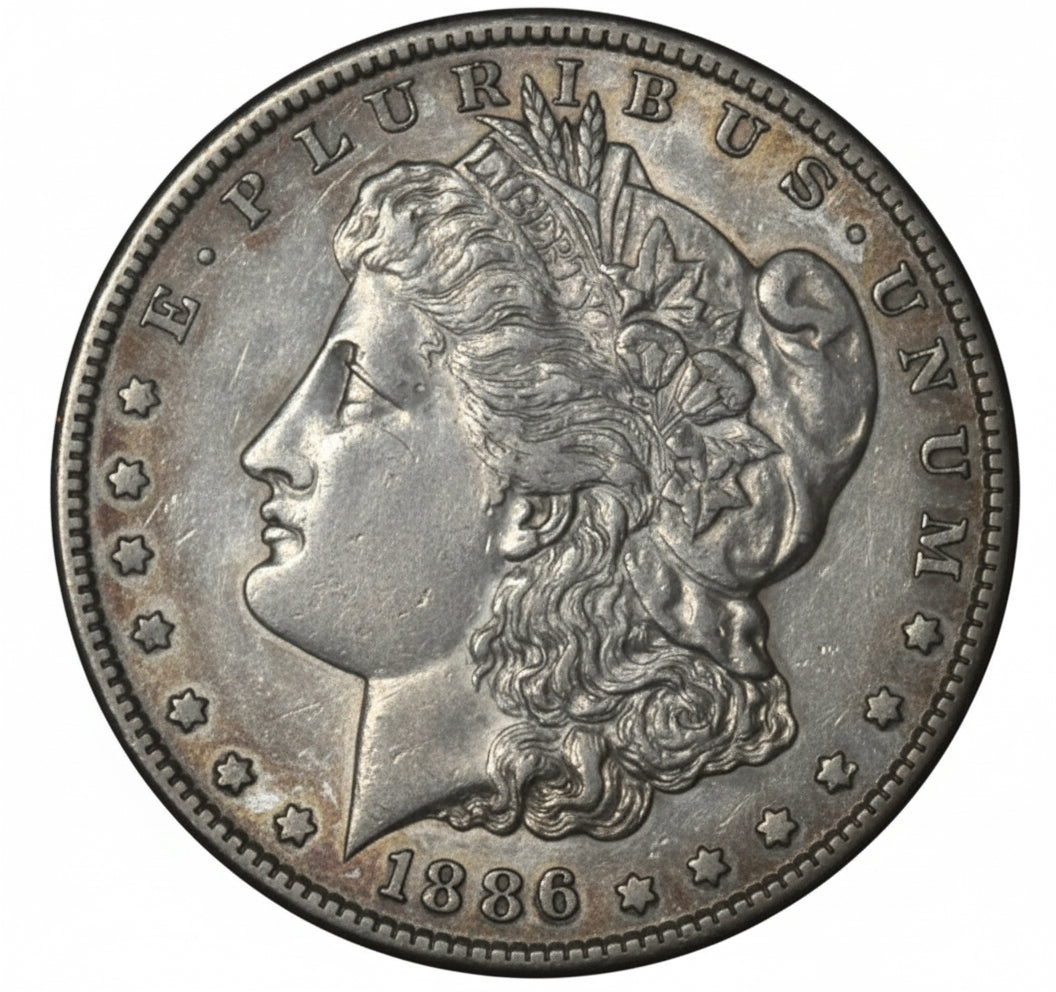 1886-S Morgan Dollar AU53