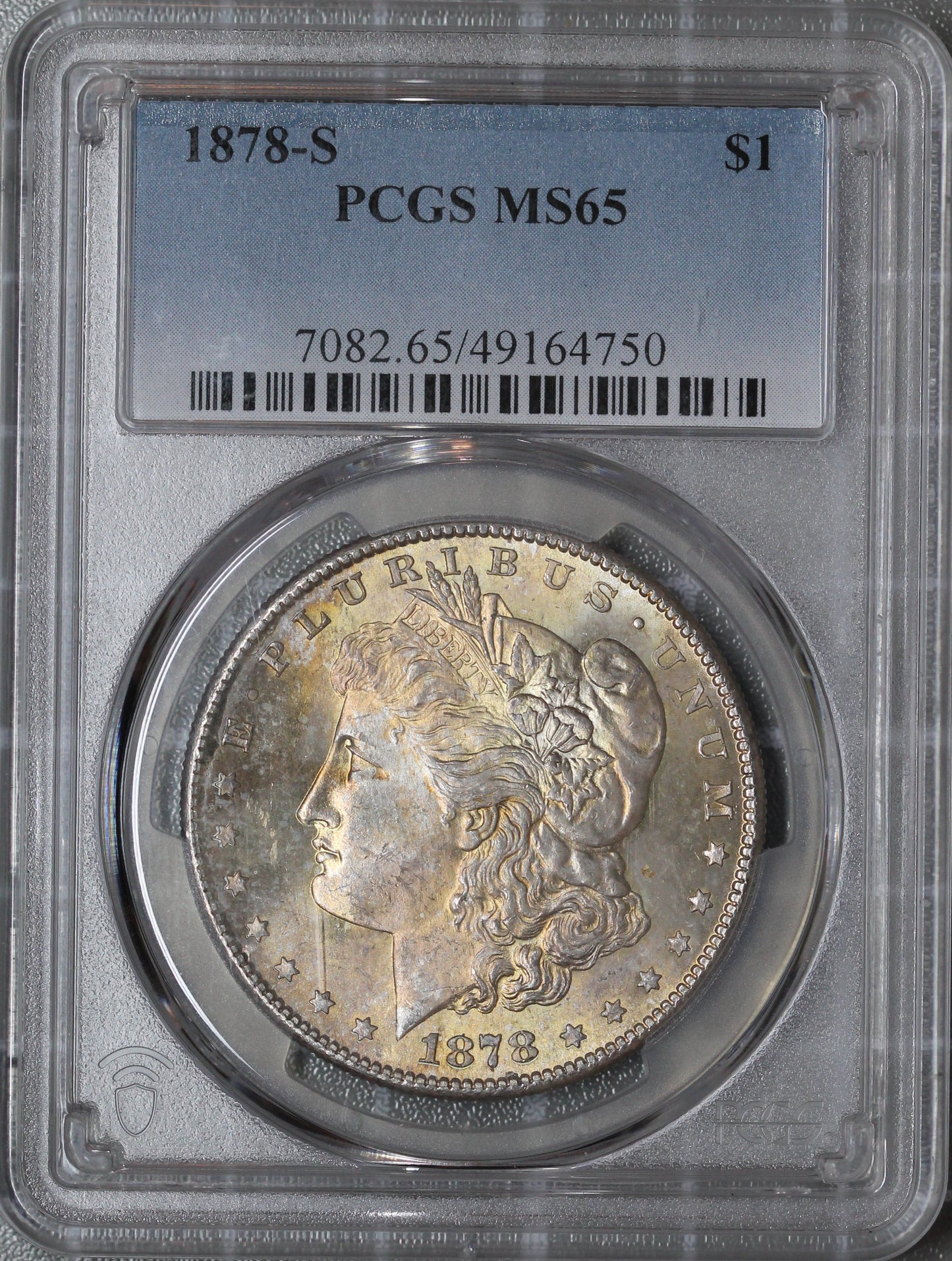 1878-S Morgan Dollar PCGS MS65